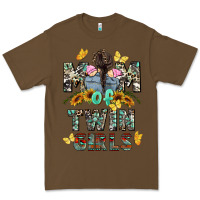 Cacao mom of twin girls mother's day Premium Tee - CowGirlArtShop