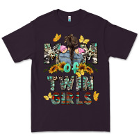 Plum mom of twin girls mother's day Premium Tee - CowGirlArtShop