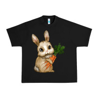 Black Happy Easter With Bunny And Carrot Urban Heavy Tee - RanaPortraitStore