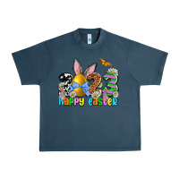 Midnight Navy Easter Day 2023 Happy Easter Urban Heavy Tee - OliviaCreatesArt
