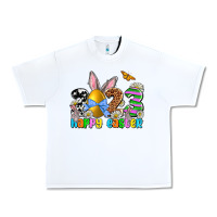 White Easter Day 2023 Happy Easter Urban Heavy Tee - OliviaCreatesArt