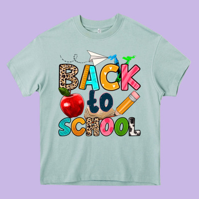 Back To School Heavy Core Tee Designed By Texasbilliewilder