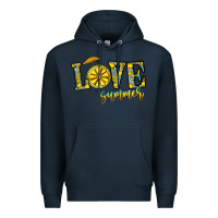 Navy love summer Premium Hoodie - CowhideDigitalArt