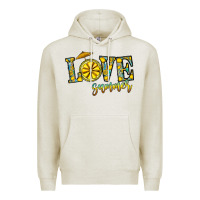 Oatmeal Heather love summer Premium Hoodie - CowhideDigitalArt