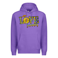 Purple love summer Premium Hoodie - CowhideDigitalArt