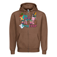 Chestnut best teacher ever Zipper Hoodie - AdoDesignShop