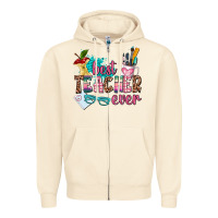 Sandshell best teacher ever Zipper Hoodie - AdoDesignShop