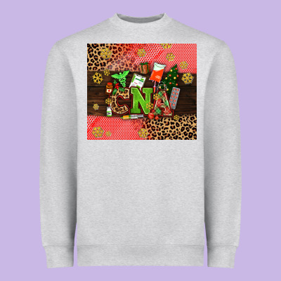 Cna Christmas Heavyweight Sweatshirt Designed By Adodesignshop
