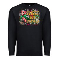 Black sweet but twisted Premium Sweatshirt - AdoDesignShop