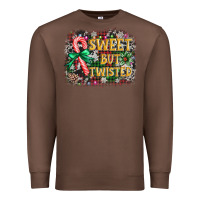 Chestnut sweet but twisted Premium Sweatshirt - AdoDesignShop