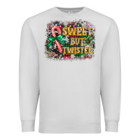 Dove Grey sweet but twisted Premium Sweatshirt - AdoDesignShop