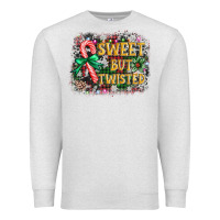 Oatmeal Heather sweet but twisted Premium Sweatshirt - AdoDesignShop