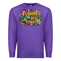 Purple sweet but twisted Premium Sweatshirt - AdoDesignShop