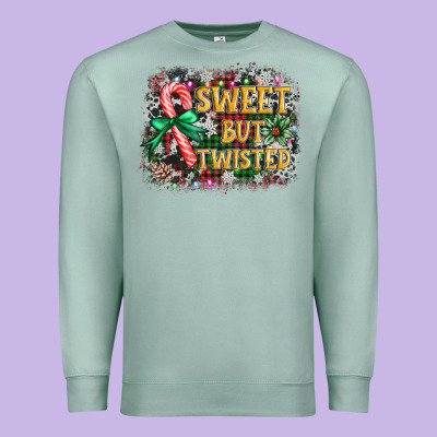 Sweet But Twisted Premium Sweatshirt Designed By Adodesignshop