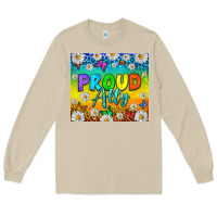 Mushroom LGBTQ+ Proud Ally With Daisy Tumbler Long Sleeve Tee - BundleAndBundleShop
