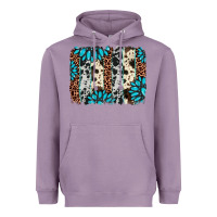 Lavender gemstone leopard cowhide brushstroke Heavyweight Hoodie - AdoDesignShop