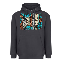 Smoke gemstone leopard cowhide brushstroke Heavyweight Hoodie - AdoDesignShop