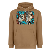 Toasted Coconut gemstone leopard cowhide brushstroke Heavyweight Hoodie - AdoDesignShop