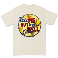Bone take me out to the ball game softball Premium Tee - CowGirlArtShop