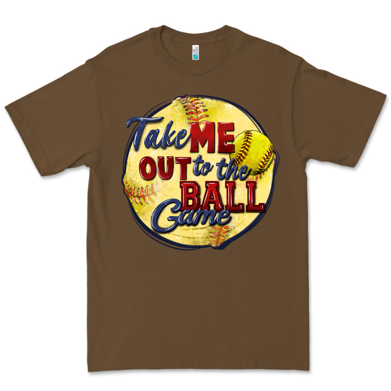 Take Me Out To The Ball Game Softball Premium Tee by CowGirlArtShop | Teevron