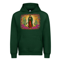 Forest Green western our lady of Guadalupe Urban Hoodie - JahusDesignShop