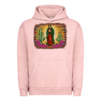 Pigment Salmon western our lady of Guadalupe Urban Hoodie - JahusDesignShop