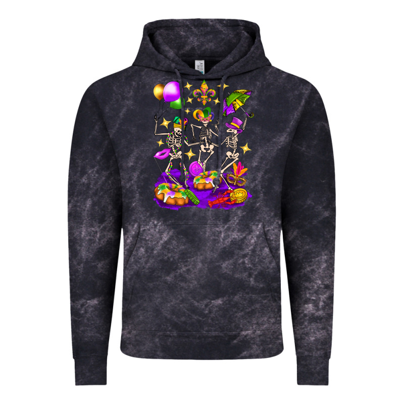 Mardi Gras Skeletons Vintage Hoodie by BundleAndBundleShop | Teevron