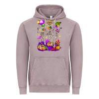 Vintage Zinc Mardi Gras Skeletons Vintage Hoodie - BundleAndBundleShop