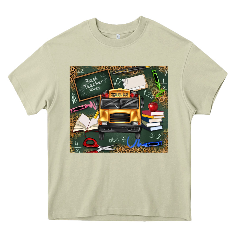 School Bus Back To School Heavy Core Tee by texasbilliewilder | Teevron