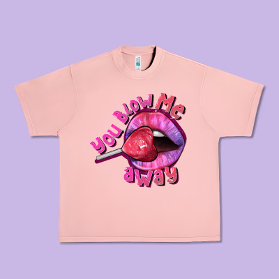 You Blow Me Away Valentine's Day Urban Heavy Tee Designed By Fadigitalartstudio