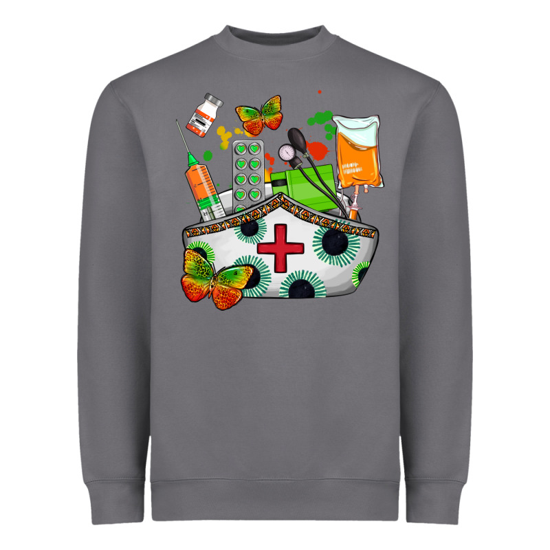Nurse   Juneteenth Heavyweight Sweatshirt by AdoDesignShop | Teevron