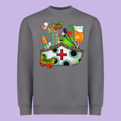 Nurse   Juneteenth Heavyweight Sweatshirt Designed By Adodesignshop