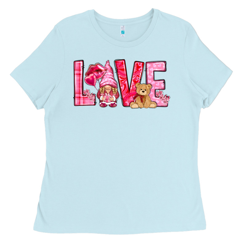 Love With Gnome Valentine's Day Ladies Tee by HowdyJamesFarm | Teevron