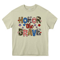 Mossy honor the brave Heavy Core Tee - RanaPortraitStore