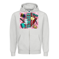 Dove Grey teacher Zipper Hoodie - AdoDesignShop
