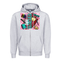 Heather Grey teacher Zipper Hoodie - AdoDesignShop