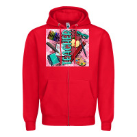 Red teacher Zipper Hoodie - AdoDesignShop