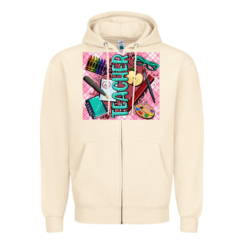 Teacher Zipper Hoodie by AdoDesignShop | Teevron