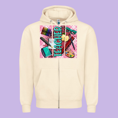 Teacher Zipper Hoodie Designed By Adodesignshop