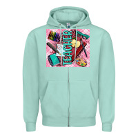 Seafoam teacher Zipper Hoodie - AdoDesignShop