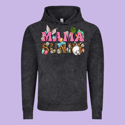 Western Mama Bunny Vintage Hoodie Designed By Bundleandbundleshop