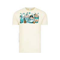 Vintage Arctic winter coffee cups Vintage Tee - OliviaCreatesArt