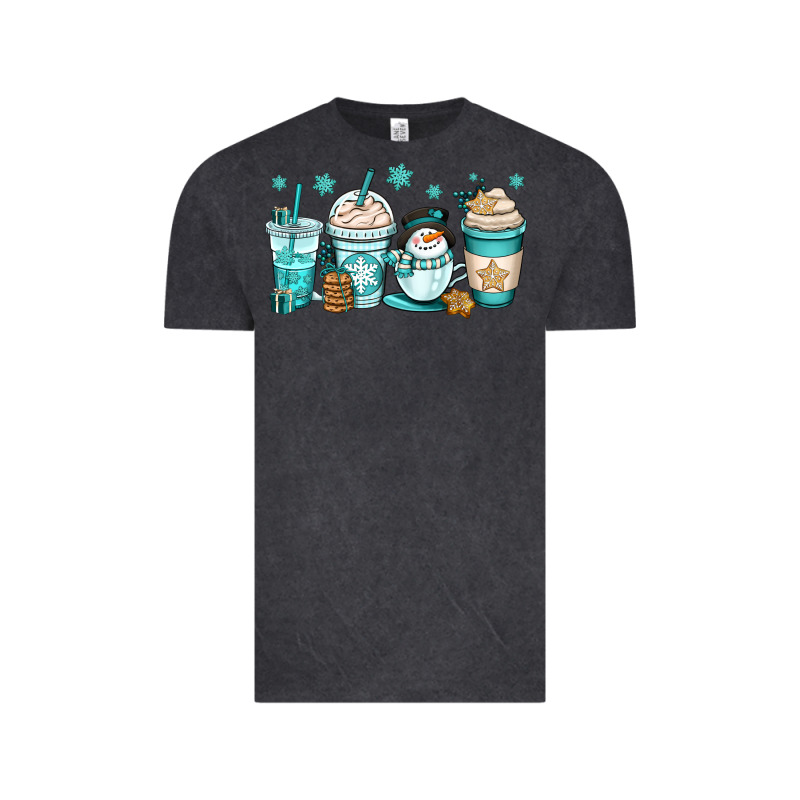 Winter Coffee Cups Vintage Tee by OliviaCreatesArt | Teevron