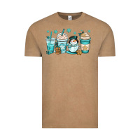 Vintage Coffee winter coffee cups Vintage Tee - OliviaCreatesArt