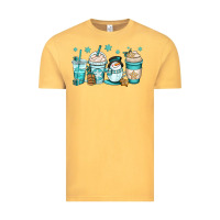 Vintage Mustard winter coffee cups Vintage Tee - OliviaCreatesArt