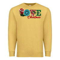 Antique Gold love christmas Premium Sweatshirt - AdoDesignShop