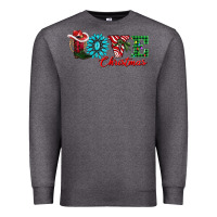 Charcoal Heather love christmas Premium Sweatshirt - AdoDesignShop