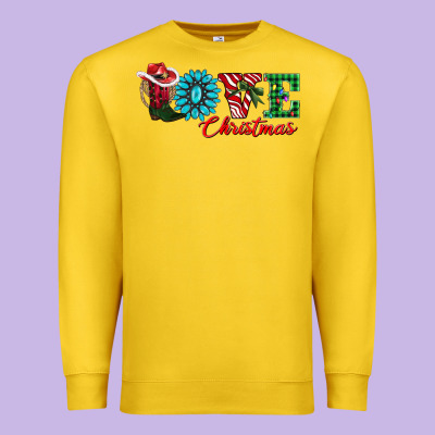 Love Christmas Premium Sweatshirt Designed By Adodesignshop