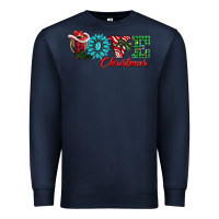Navy love christmas Premium Sweatshirt - AdoDesignShop