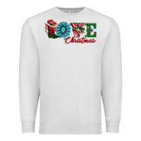 Oatmeal Heather love christmas Premium Sweatshirt - AdoDesignShop
